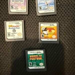 lot 5 Nintendo DS Games